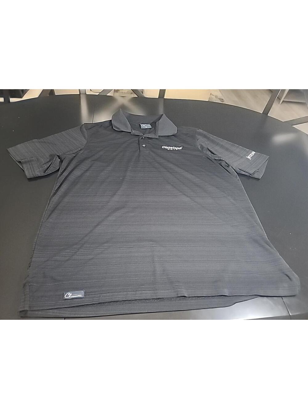 CLEVELAND CLASSICS Golf STRETCH POLY SPANDEX SHIRT--L--WRINKLE FREE- Sirxon